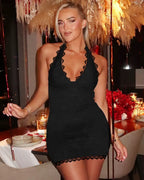 Maria | Lace Me Mini Dress