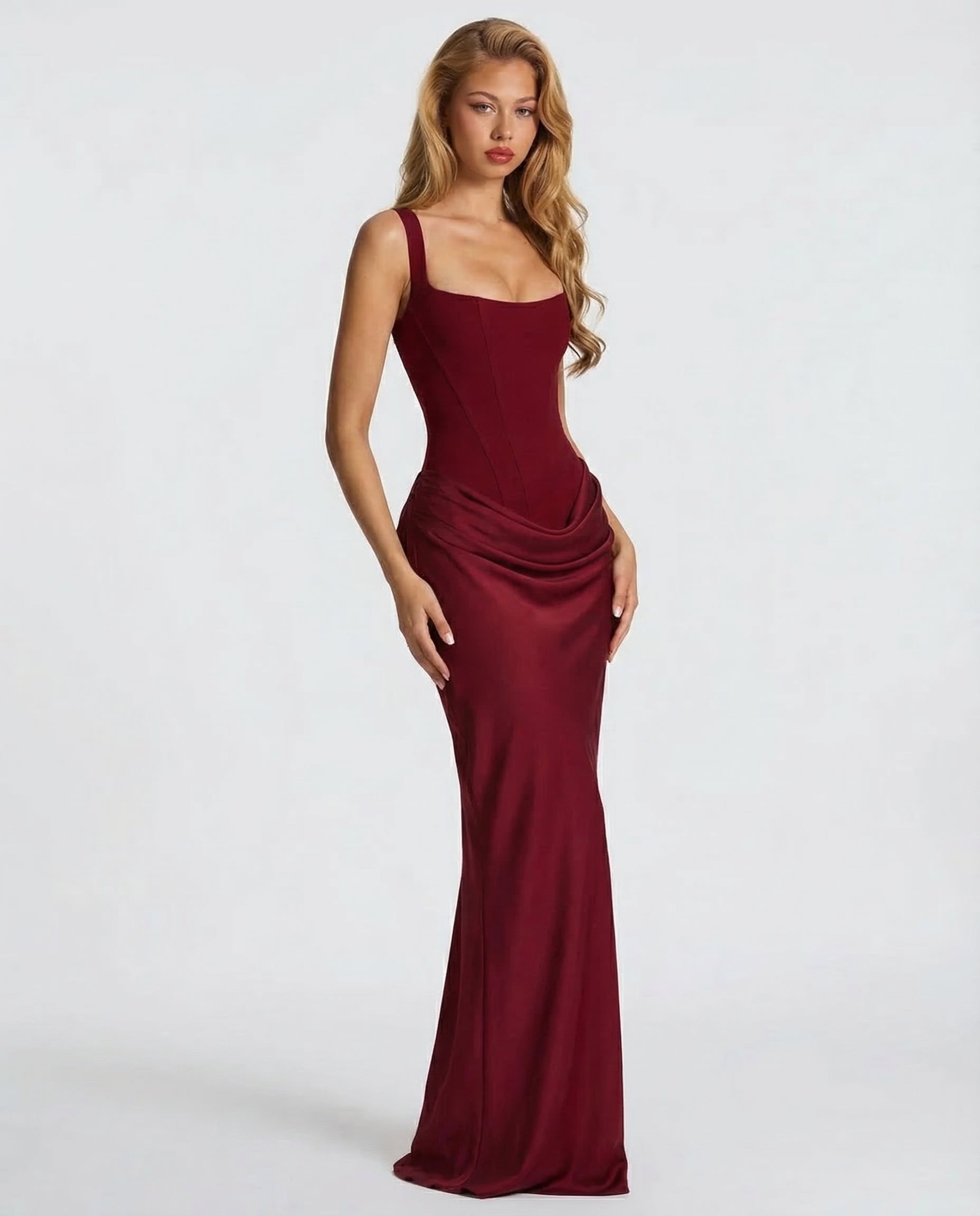 ARIEL | Maxi con corte de reloj de arena