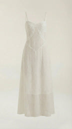 Vestido largo de encaje Leonor