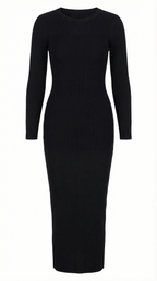 Vestido midi ajustado con relieve Francesca