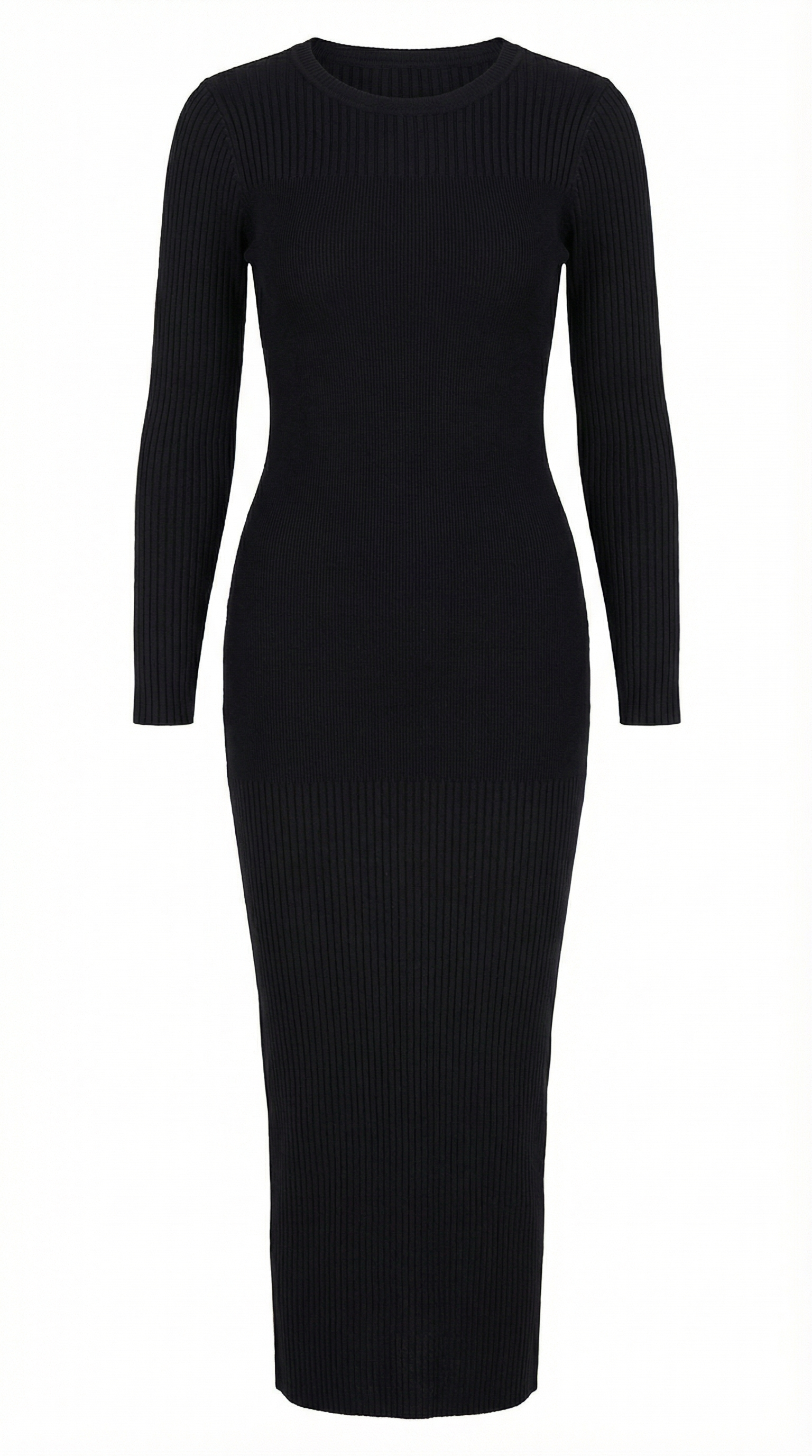 Vestido midi ajustado con relieve Francesca